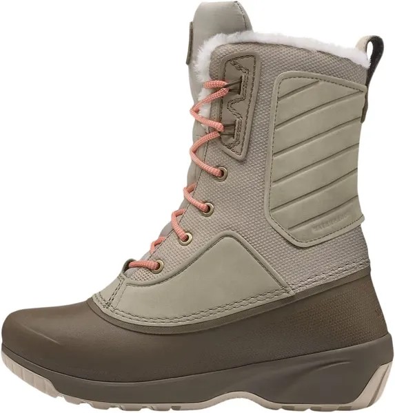 Ботинки The North Face Shellista IV Mid Lace, цвет Flax/Walnut Brown