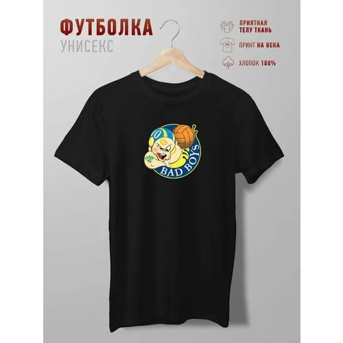 Футболка Futbolkoff водное поло спорт прикольный, размер S, чёрный