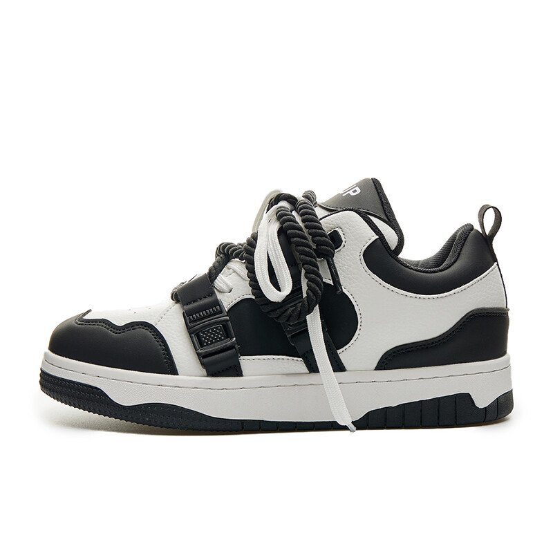 Кроссовки AiJP Skateboarding Shoes Unisex Low-top, белый/красный