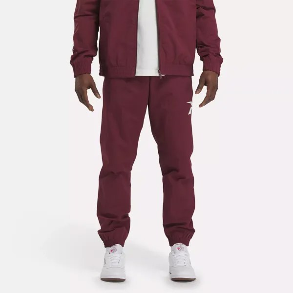 Классические спортивные брюки Vector Reebok, цвет Classic Maroon