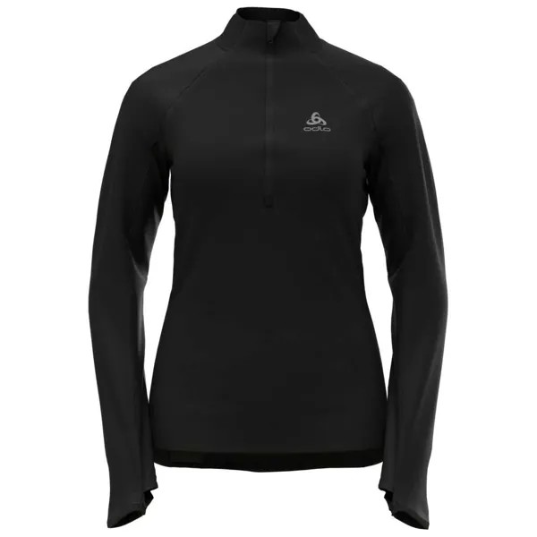 Спортивная футболка Odlo Zeroweight half zip, черный