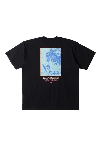 Футболка с принтом Casual Billabong, черная