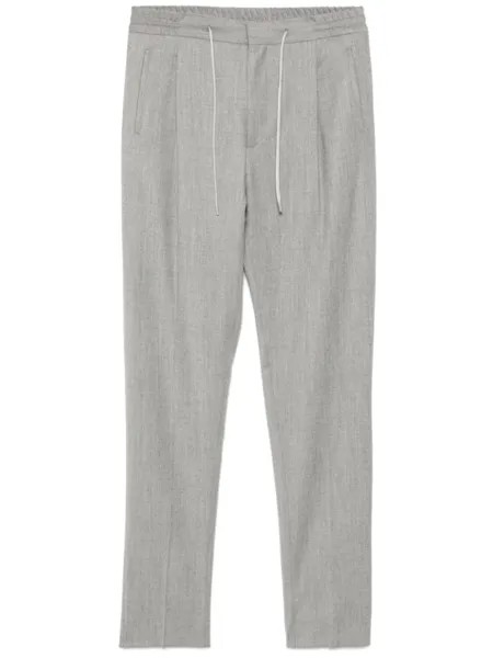 Lardini плиссированные брюки, серый
