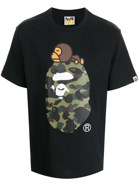 A BATHING APE® футболка Bape с камуфляжным принтом