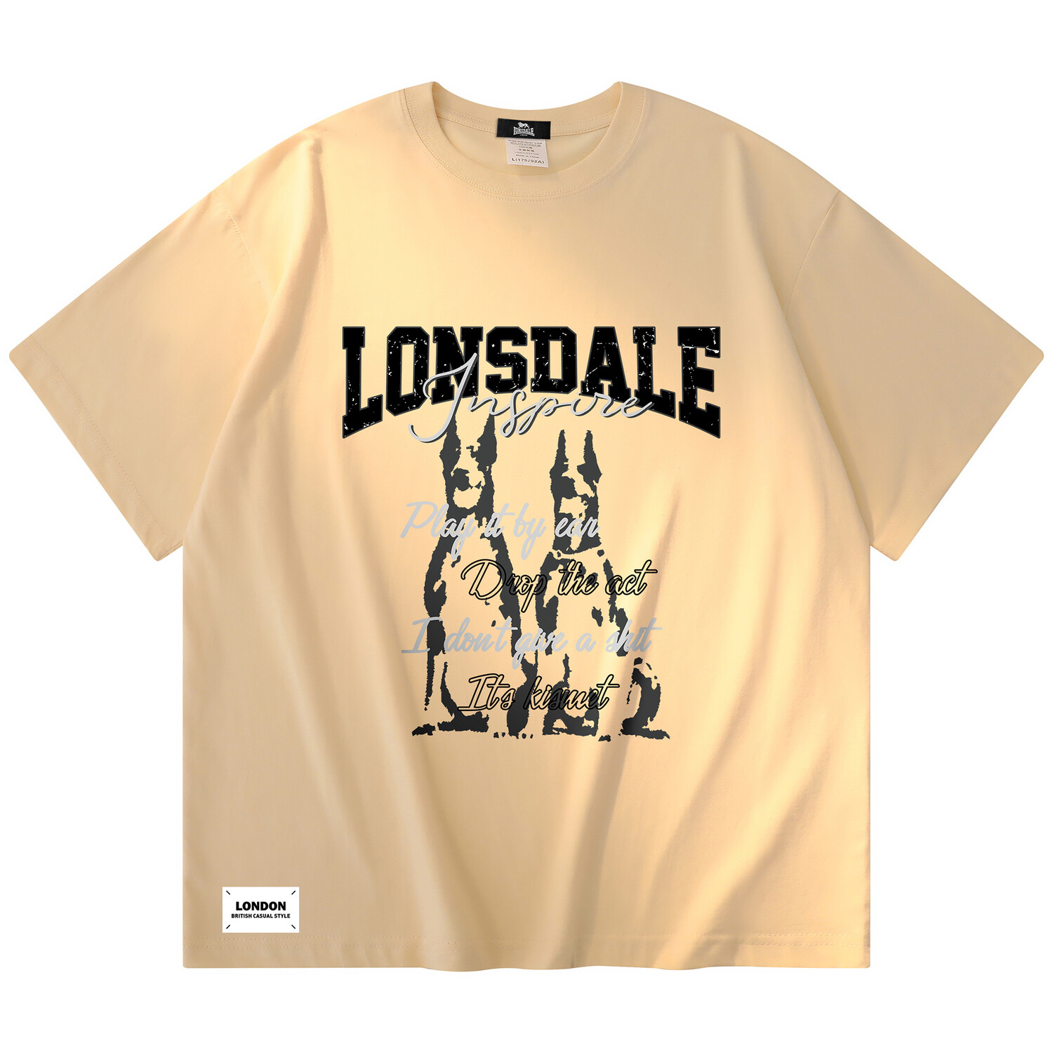 LONSDALE Футболка унисекс, Белый