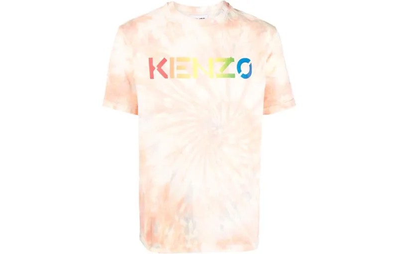 Футболка мужская оранжевая Kenzo, оранжевый