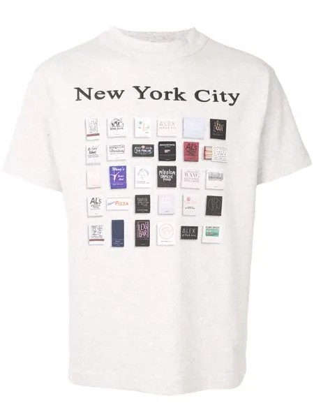 Alexander Wang футболка с принтом New York City