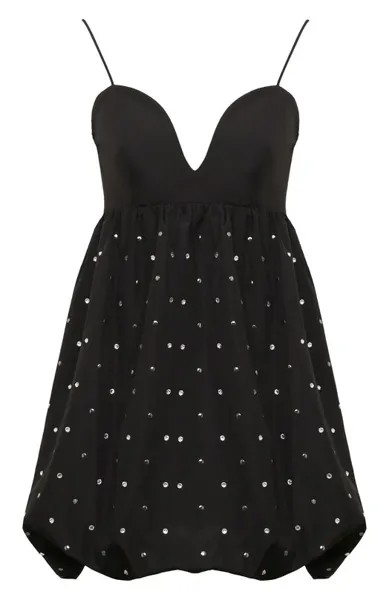 Платье с отделкой стразами Pinko
