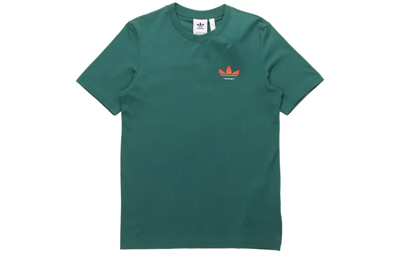 Футболка мужская лесная зеленая Adidas Originals, зеленый