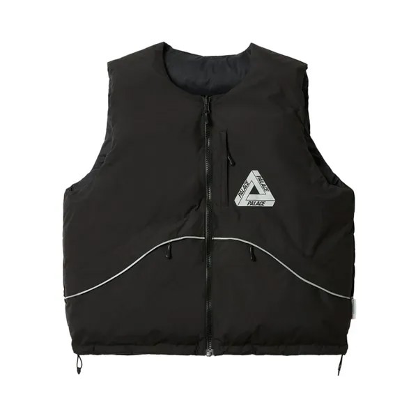 Жилет Palace P-Tech Reversible Puffa Vest, черный