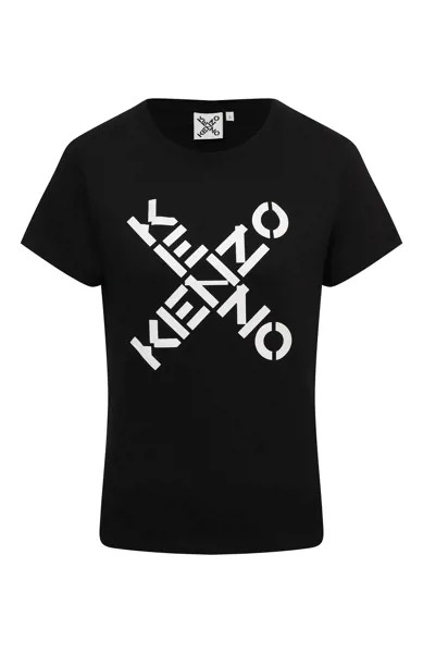 Хлопковая футболка Kenzo Sport Kenzo