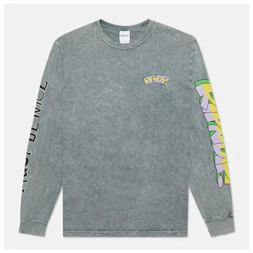 Лонгслив RIPNDIP Topanga Bandit Long Sleeve Charcoal Mineral Wash / XL