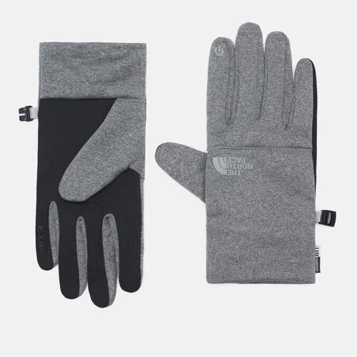 Перчатки The North Face, подкладка, размер M (31.5 см), серый