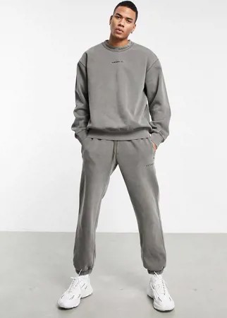 Окрашенные джоггеры оливково-зеленого цвета adidas Originals 