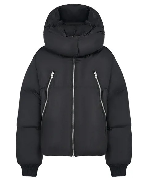 Укороченная черная куртка MM6 Maison Margiela детская