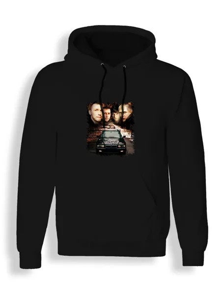 Худи унисекс СувенирShop Бригада/Саша Белый/Космос/Пчела/Фил 8 черное S