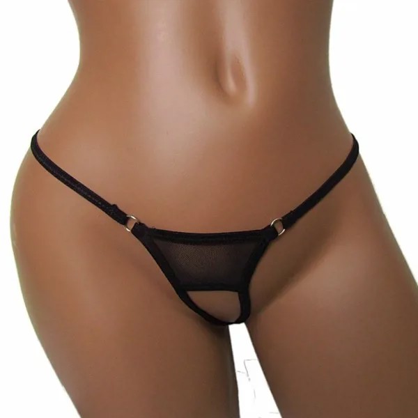 Женщины Сексуальные Открытые Промежности Стринги Низкая Зик Micro Мини G-String T-Back Трусики