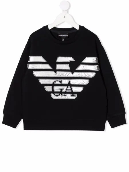 Emporio Armani Kids толстовка с логотипом