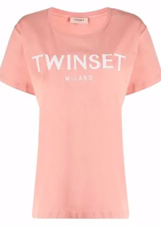 TWINSET футболка с логотипом