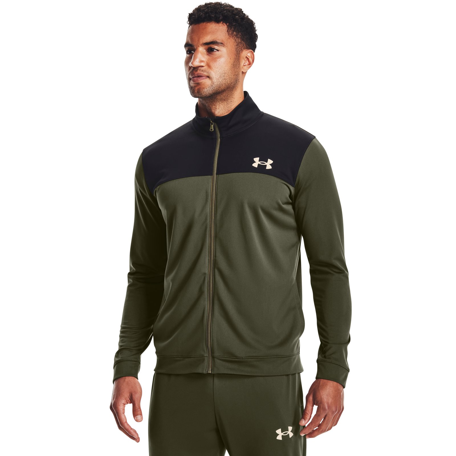 Олимпийка мужская Under Armour 1366212-390 зеленая 48 RU