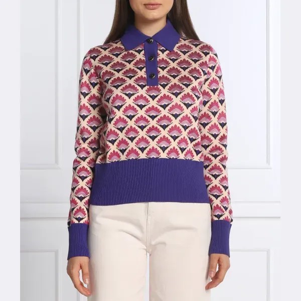 Американский укороченный свитер Pinko, мультиколор