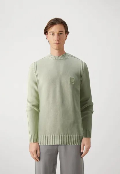 Свитер Mineral Watch Crewneck Jumper Belstaff, цвет aloe