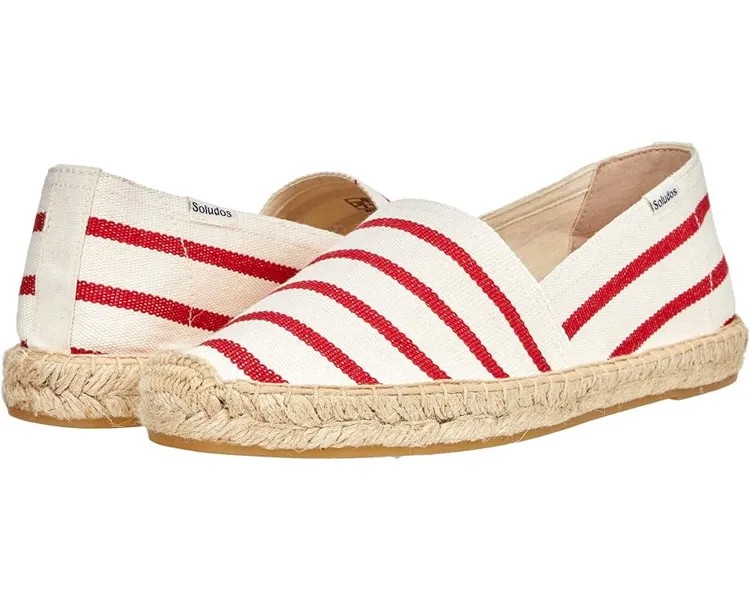 Лоферы Soludos Dali Espadrille, цвет Red Stripe