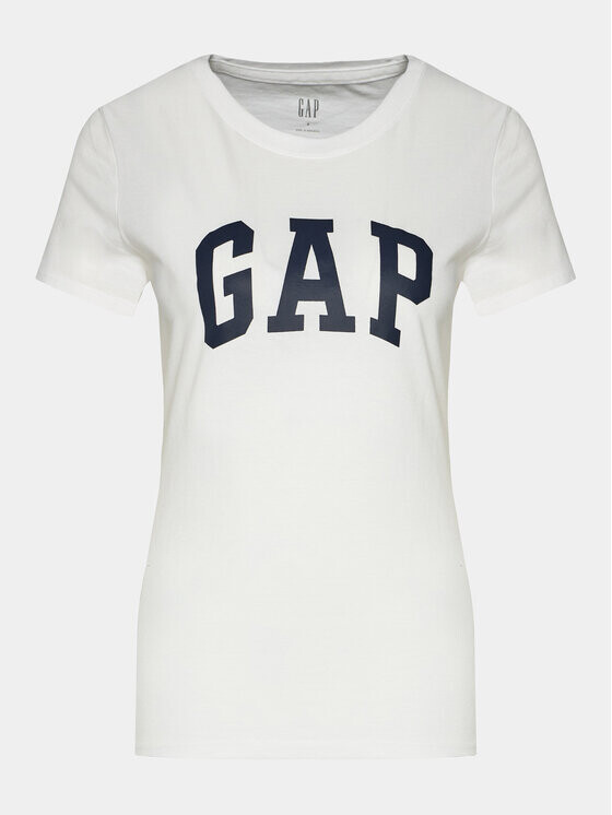 Футболка стандартного кроя Gap, белый