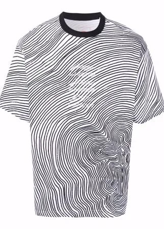 Li-Ning футболка с абстрактным принтом