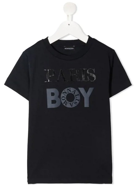 Monnalisa футболка Paris Boy с короткими рукавами