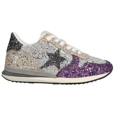 Винтажные женские серебряные кроссовки Havana Rock Glitter Slip On, повседневная обувь ROCK9-5