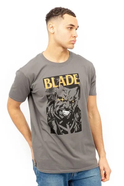 Хлопковая футболка Blade Stare Marvel, серый