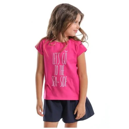 Футболка Mini Maxi,  для девочек, хлопок, размер 98, красный