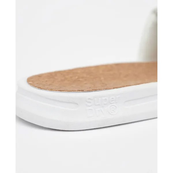 Шлепанцы Superdry Cork Crewer, белый