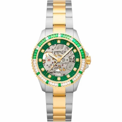 Наручные часы EARNSHAW ES-8275-44, зеленый
