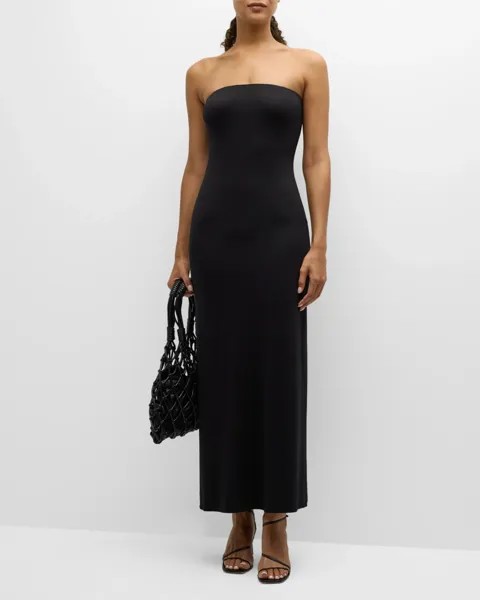 Платье миди без бретелек Delora Alice + Olivia, цвет Black