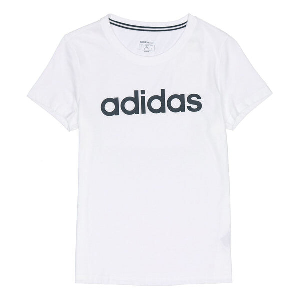 Футболка neo w esntl lg t 1 повседневные спортивные с коротким рукавом Adidas, белый
