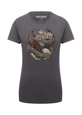 Хлопковая футболка Harley-Davidson