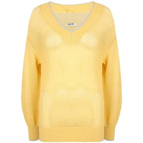 Пуловер Max & Moi, размер S, желтый