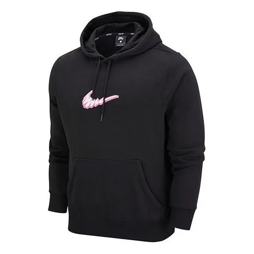 Толстовка Nike SB Skateboard Fleece Skateboard hooded Pullover Long Sleeves Black, мультиколор