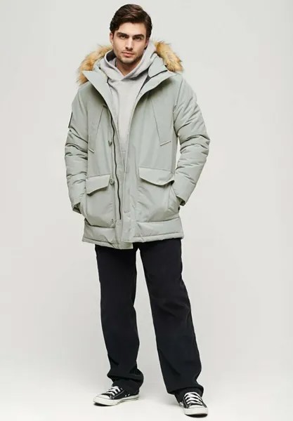 Зимнее пальто Everest Superdry, цвет skylark grey