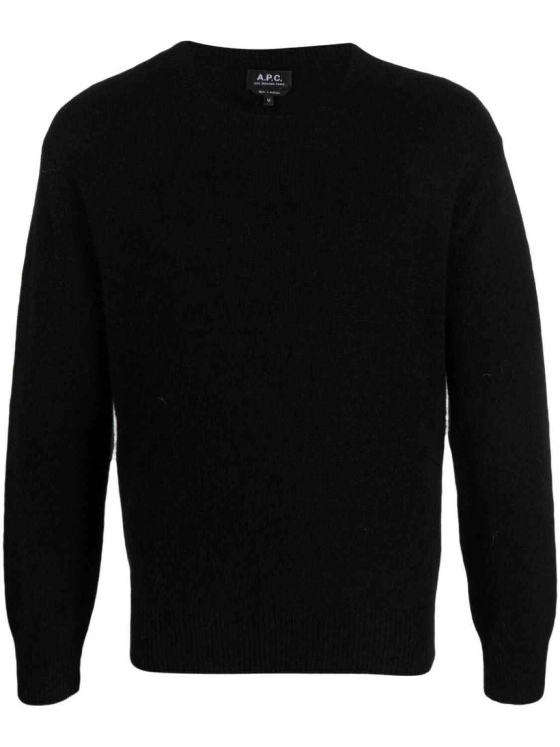 A.P.C. джемпер из смесовой шерсти альпаки, черный