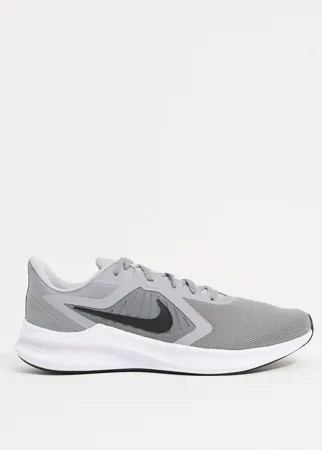 Серые кроссовки Nike Running Downshifter-Серый