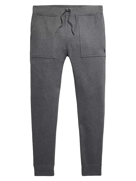 Вязаные джоггеры на шнурке Polo Ralph Lauren, цвет barclay heather