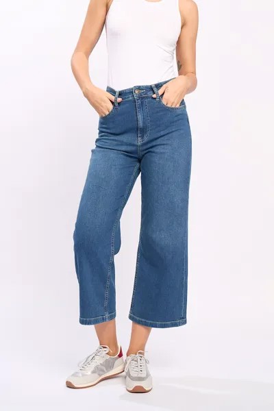 Слегка укороченные джинсы с завышенной талией Lee Cooper, синий
