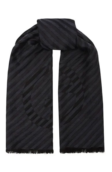 Шарф из шелка и шерсти Giorgio Armani