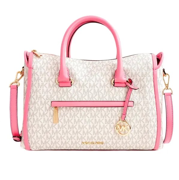 Michael Kors Сумка Женская Сумка Carine LG Zip Satchel Tea Rose Multi