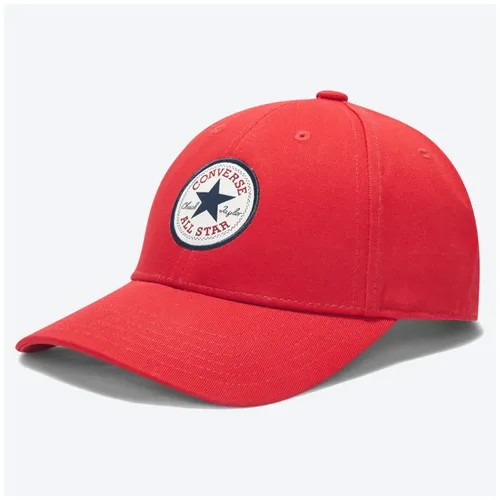 Бейсболка унисекс Converse TIPOFF BASEBALL CAP UNIVERSITY RED 10022134610 красная (10022134610)