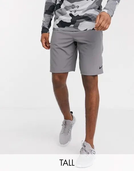 Серые тканые шорты Nike Training Tall-Серый