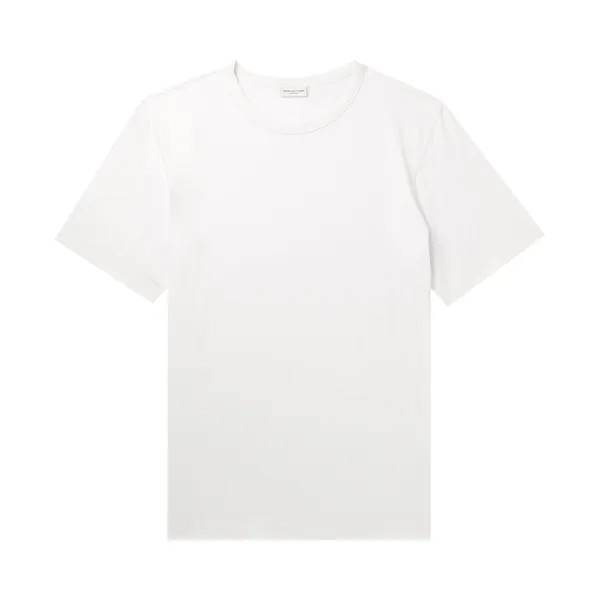 Футболка из джерси Dries Van Noten Supima, цвет Белый